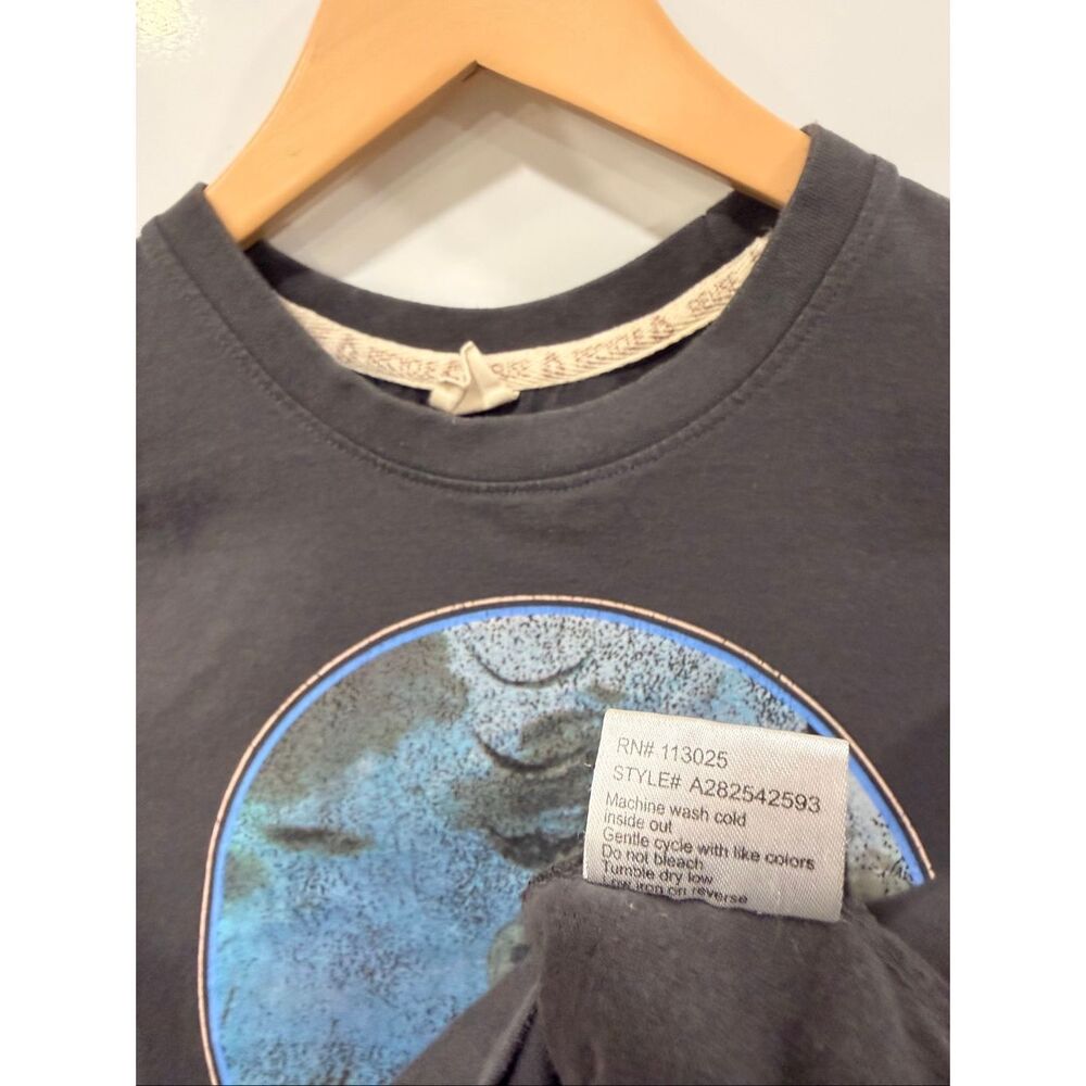 Recycled Threads Desert Moon Cactus Crop Tee S - Picture 5 of 6